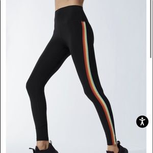 Spiritual Gangster high waist stripe leggings